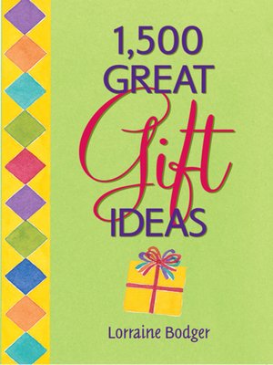 cover image of 1,500 Great Gift Ideas